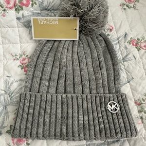 Michael kors gray beanie